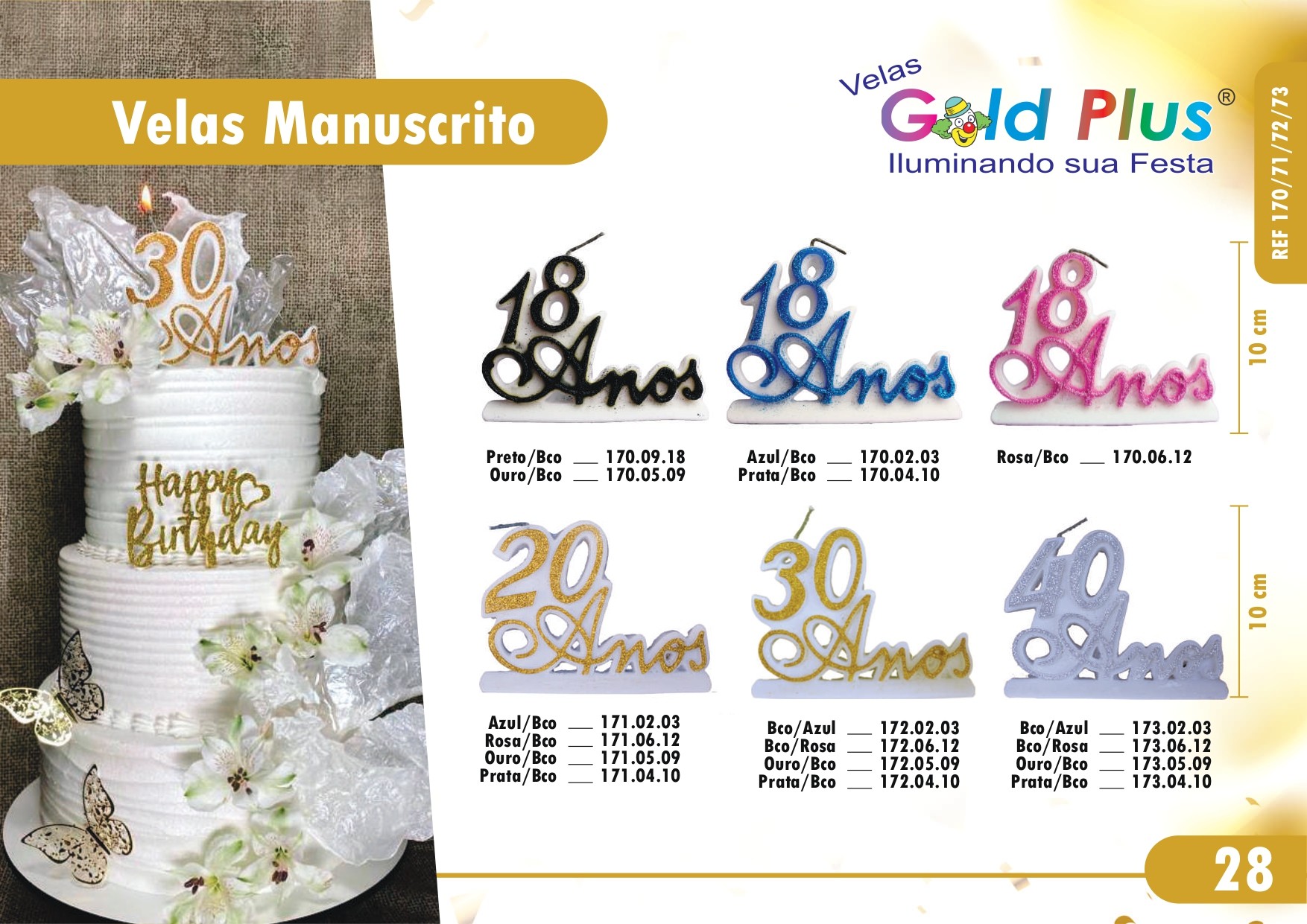 REF. 170 ~178 - VELA MANUSCRITO